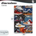thumbnail image 4 of Stupell Industries Contemporary Stylish Urban Shoe Collection Canvas Art, 20 x 30, by Ray Powers, 4 of 8