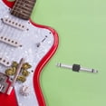 thumbnail image 4 of TEHAUX 3Pcs Black Guitar Pedal Connector 6.35mm Straight Coupling for Pedal Board Connection Use, 4 of 8