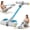 Gray & Blue, variant on Multifunction Pedal Resistance Band with Handle – Upgraded 6 Tension Ropes, Full Body Exercise for Abdomen, Waist, Arm, Leg, Core, Home Gym & Travel