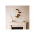 thumbnail image 3 of Floating Stone-Inspired Wall Hanging Decor - Home Decor Accents for Bedroom, or Bathroom Art, and Living Room Decor - Works Well In Room, Entryway, and Home Wall Art Decor - Set of 5, 4", Tan, 3 of 10