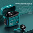 thumbnail image 4 of Audífonos Inalámbricos Monster Airmars Xkt16 Bluetooth 5.3 Color Beige Luz Azul, 4 of 8