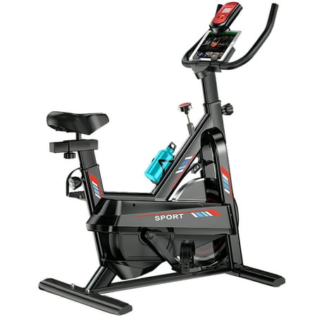 Indoor Cycling Exercise Bikes Stationary Fitness Cycle, Stationary Bike for Home Gym, 330lbs Weight Capacity, Silent Belt Drive, LCD Monitor for Cardio Workout Training