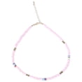 thumbnail image 1 of Here's a refined and engaging product description for your **1pc Choker Necklace Stylish Polymer Clay Pendant Jewelry**:\n\n \n\n**Elegant Pink Polymer, 1 of 2