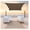 Brown, variant on Bennium 16' x 16' White Square CTAPR0812 Sun Shade Sail Canopy Mesh Fabric UV Block UPF50 - Heavy Duty - 190 GSM - 3 Years Warranty