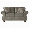 thumbnail image 6 of Modern Simple Leather Loveseat and Chair Set 220×80×75cm with Nailhead Trim, 6 of 8