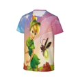 thumbnail image 5 of Kids 3D Graphic Tinker Bell T-Shirts, Novelty Shirts Crewneck Short Sleeve Tees for Youth Boys Girls, 5 of 8