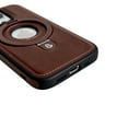 thumbnail image 3 of Magnetic Case for iPhone 15 Pro Max Ring Holder Bracket Cover, PU Leather Slim Case Compatible with MagSafe Wireless Charging, TPU Bumper Shockproof Non-Slip Case for iPhone 15 Pro Max, Coffee, 3 of 7