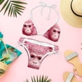 thumbnail image 6 of Pink Monkey Gorilla Detachable Sponge Adjustable Strap Bikini Set Two-Pack Bikinis,Swimsuits,Beachwear, 6 of 6