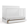 thumbnail image 3 of Graco Sasha 5-in-1 Convertible Baby Crib with Drawer, White, 3 of 13