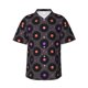 thumbnail image 1 of Balery Vinyl Records Musical Notes Camisas hawaianas de manga corta para hombre, camisas playeras de corte holgado, camisas de vacaciones con botones,Large, 1 of 7