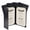 8.5x14", variant on WeChef 5 pack Restaurant Menu Covers 8.5x11" 2 Page & 4.25x11" Half Page PU Leather Angled Corner Wine List Bar Hotel
