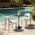 thumbnail image 6 of Bege Dining Chair White Dining Chair, Modern Style, Outdoor fabric (100% Olefin), Aluminum, Outdoor Dining, 6 of 13