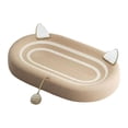 thumbnail image 2 of Almohadilla ovalada para rascar gatos, cuenco para almohadillas para rascar gatos, juguete de entrenamiento duradero, cama de cartón para gatos, rasca, 2 of 7