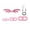Pink, variant on Lizard Leash for Small Reptiles Escape Proof Adjustable Ties for Bearded Lizard Leopard Geckos Iguanas Lightweight Outdoor Walking Rope for Exotic Pet