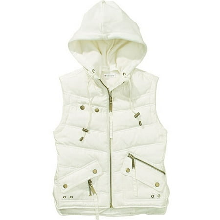 Juniors Bubble Vest with Detachable Hood