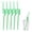 Green, variant on Reusable Spiral Straws, Fun Crazy Loop Drinking Straws for Boys Birthday Party Supplies BPA Free Multi Color Plastic Straws for Juice Cocktails 5 Pack, Green