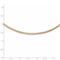 thumbnail image 2 of White Sterling Silver necklace Omega Yellow 16 in 1 mm, 2 of 2