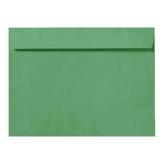 LUXPaper 9 x 12 Booklet Envelopes, Holiday Green, 250/Pack