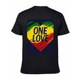 thumbnail image 5 of T-shirt ONElove  Soft Cotton Adult Heat-Transfer Graphic T-Shirt - 180g Breathable Fabric, Unisex Summer Casual Wear with Durable Heat-Printed Design, 5 of 9