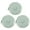 Green, variant on 1.5M Scandinavian Fabric Tape Measure Permanent ABS PVC Glassfiber Building Double Scale For Telecommute