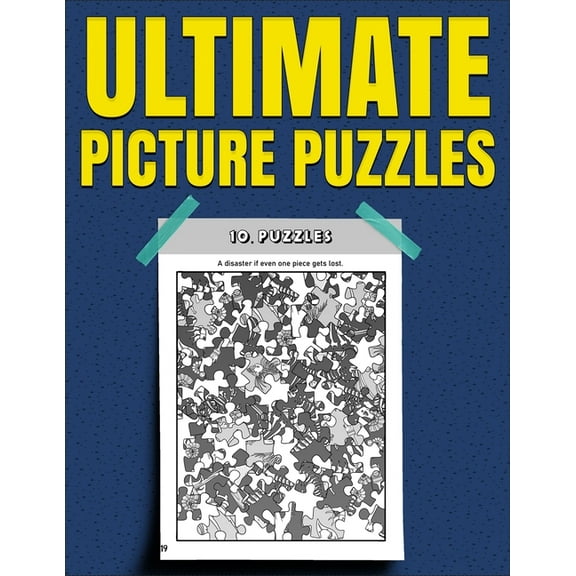 Ultimate Picture Puzzles: Spot the Difference Book for Adults, (Paperback)