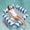 Deep Blue, variant on 4 in 1 Ultra Lounge System Float, 4-in-1 Inflatable Water Hammock — Pool Floating Lounge Chair & Swimming Bed, Heavy Duty Beach Accessories Outdoor Games for Parties Summer Vacation