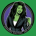 thumbnail image 2 of Junior's She-Hulk: Attorney at Law Hero Lawyer Graphic Tee Kelly Green Small, 2 of 3