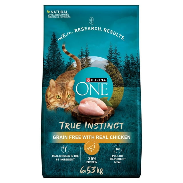 Purina ONE True Instinct Grain Free Chicken, Dry Cat Food 6.5kg