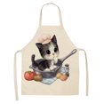 thumbnail image 1 of Delantal Pan Gato Lino 68X55Cm Likrtyny Arte Deco, 1 of 1