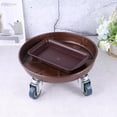 thumbnail image 3 of FOLOYORI 1Set Universal Wheel Flowerpot Tray Easy to Move for Home Decor Iron Material 26cm Inner Diameter, 3 of 8