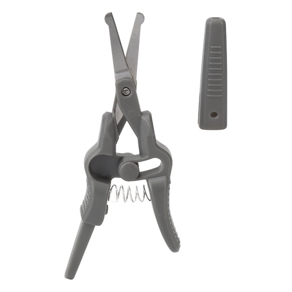 Tijeras para depilar la nariz, punta redondeada, acero inoxidable, para recortar el vello nasal.
