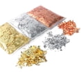 thumbnail image 2 of Copos de aluminio para uñas con purpurina, dorados, cobre y plateados, coloridos y portátiles, para fiestas y festivales, 2 of 12