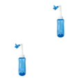thumbnail image 1 of Wosthever Neti Pot Nasal Irrigation for Adult Free  & BPA Kid Válvula manual de 300ml 2piezas, 1 of 1