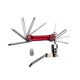 thumbnail image 3 of HLONK Ensemble d'Outils de Vélo 11 en 1 Kit de Réparation Multi-Vélos Clé à Rayons Hexagonaux Tournevis, 3 of 6