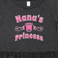 thumbnail image 4 of Inktastic Nanas Princess Granddaughter Girls Toddler Dress, 4 of 5