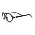 thumbnail image 6 of Womens Classy Round Oval Plastic Blue Light Filtering Computer Glasses Black, 6 of 8