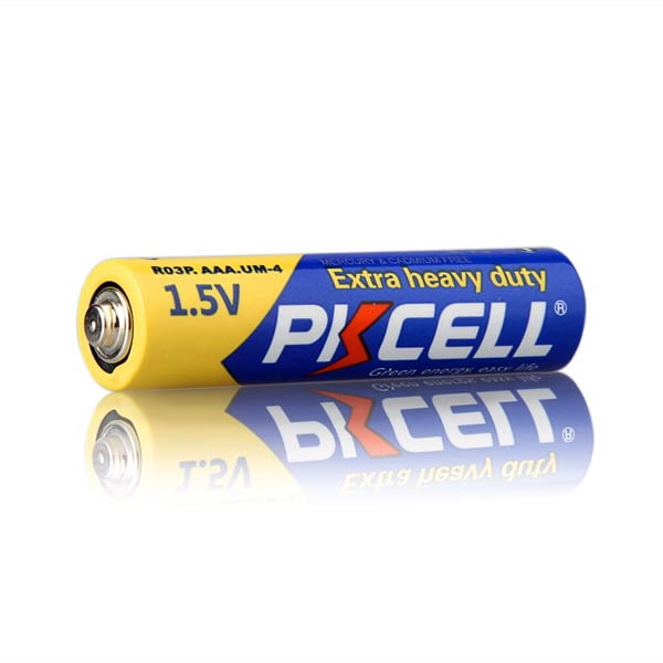 PKCELL AAA Batteries 120 Pack, Triple A 1.5V Zinc-Carbon Batteries for Remote Control