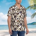 thumbnail image 2 of KLL Men's Hawaiian Shirt Short Sleeve Button Down Beach Shirts-Dreamcatcher, 2 of 5