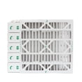thumbnail image 5 of 6 Pack of 24x24x4 MERV 10 Pleated 4" Inch Air Filters by Glasfloss. Actual Size: 23-3/8 x 23-3/8 x 3-3/4, 5 of 8