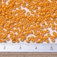 thumbnail image 4 of 10gs MIYUKI Round Rocailles Beads Japanese Seed Beads 11/0 (RR4454) Duracoat Dyed Opaque Kumquat 11/0 2x1.3mm Hole: 0.8mm about 1111pcs/10g, 4 of 5