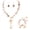 ST0023-Nature Set-A, variant on Natural Seashell Choker Necklace, Starfish Shell, Freshwater Pearl, Mother of Pearl, Earrings Jewelry Set for Women
