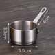 thumbnail image 1 of Olla para salsa de acero inoxidable, olla para leche, mini cacerola, cacerola pequeña antiadherente, 1 of 5