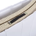 thumbnail image 5 of SAFAVIEH Carew Outdoor Patio 3 Piece Sun Lounger Set, Beige/White, 5 of 15