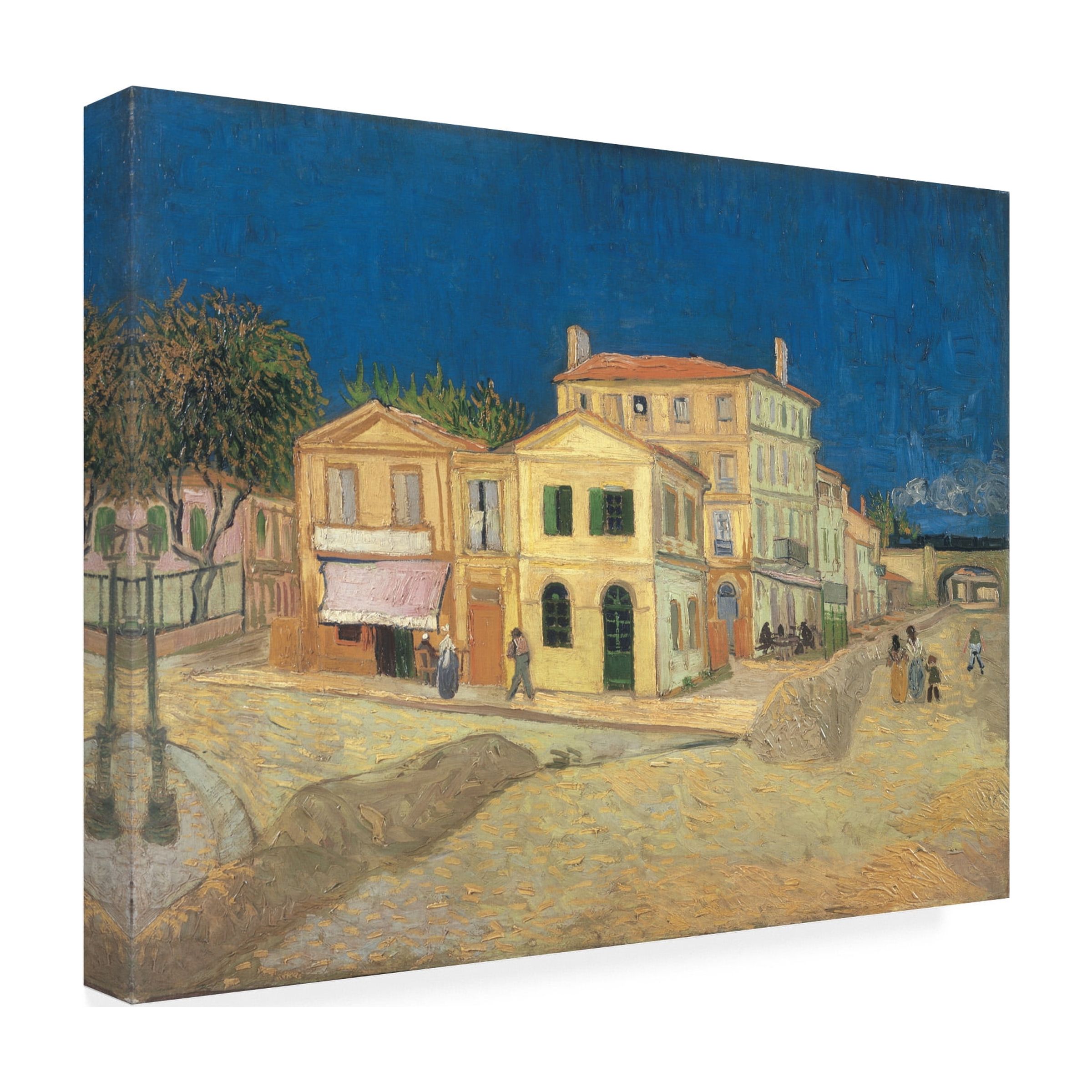 Vincent van Gogh 'The Yellow House' Canvas Art