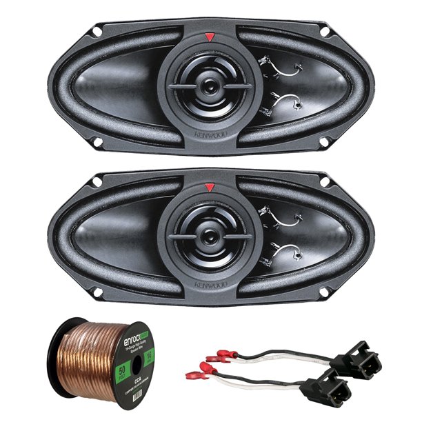 Car Speaker Package Of 2x Kenwood KFC415C 320 Watt 4x10" 160W Black