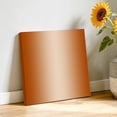 thumbnail image 3 of Canvas Wall Art Burnt Orange Canvas Art Print Ombre Solid Color Gradient Modern Art Pictures Wall Decor for Living Room Bedroom Artwork Decorations Stretched Framed Ready to Hang 8"x8", 3 of 9