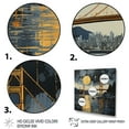 thumbnail image 3 of Designart "Golden Gate Monochrome Yellow Bridge II" Architecture Canvas Print, 3 of 5