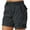 Z2-Dark Gray, variant on Women's Stretch Fit Shorts Solid Color Pocket Cargo Pants High Waist Hot Casual Lightweight Short Fashion Basic Dailywear Clothe Comfy Inseam Running Gym Soft Shorts