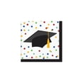 thumbnail image 1 of Colorful Grad 5" x 5" Folded Size 2ply Beverage Napkins,Pack of 16,12 packs, 1 of 1