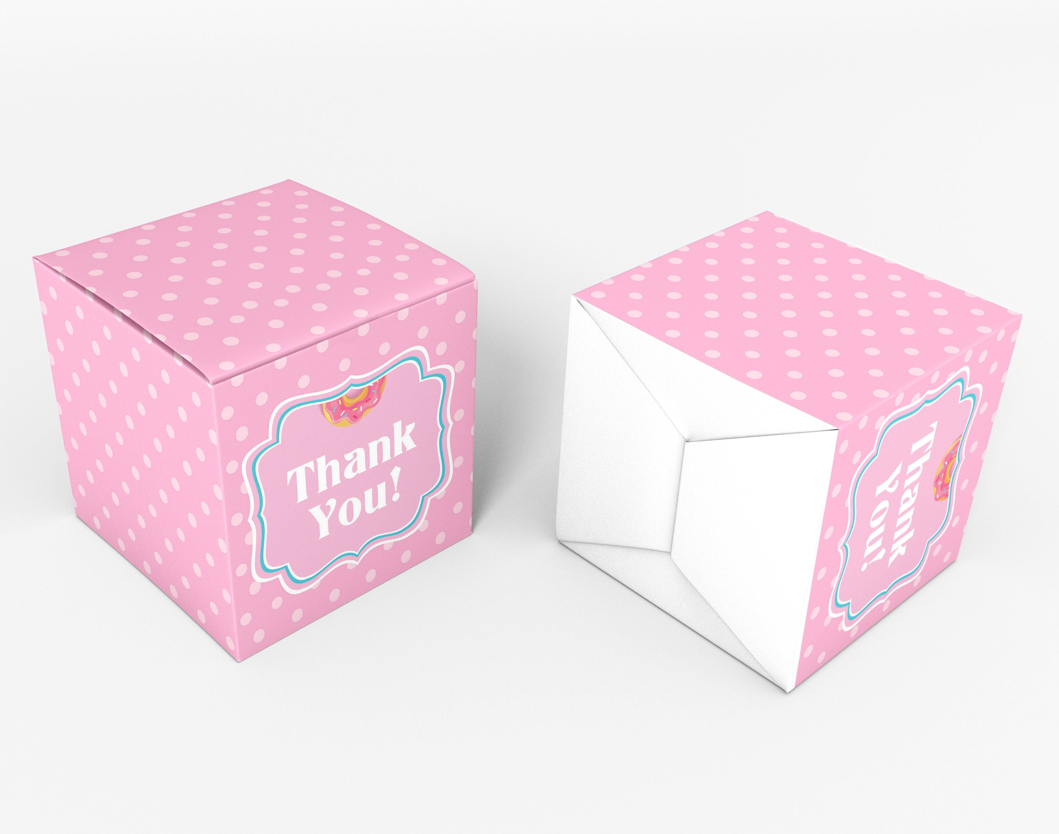 InkdotpotPaper Box -Mini Favor Box ForBaby Shower4x4x4 Inches Paper Gift Boxes, Candy Paper Box For Party Favors, Baby ShowerCandy,Boy / GirlTheme- Pack Of 20